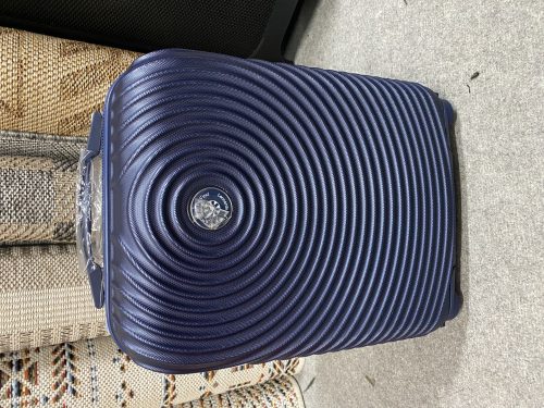 Love modrý škrupinový kufor  41cmx30cmx20cm-malý kabínový kufor