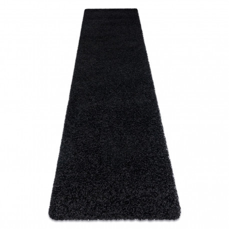 Predajňa 6. Koberec, behúň SOFFI shaggy 2-3cm čierny -60x250 cm