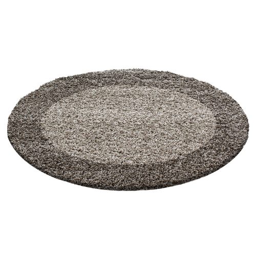 Ay life 1503 taupe 200cm - okrúhly shaggy koberec v akcii