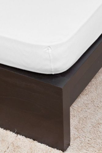 Jersey (Džersejová) plachta 100x200cm biela 