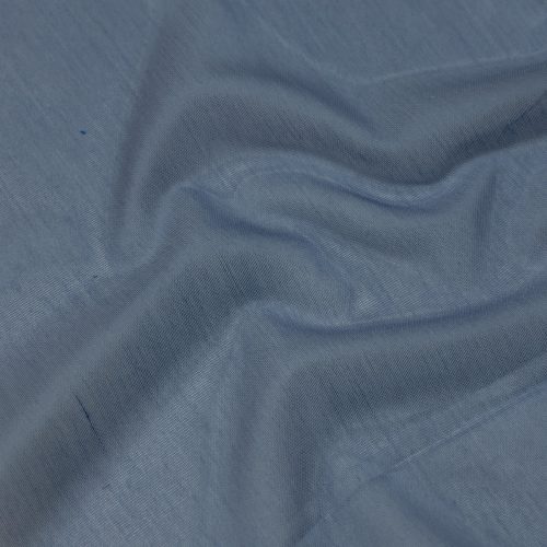 Rov. 21123 vzor  300cm výška-617 modrá priesvitná záclona v metráži s olovenou šnúrou