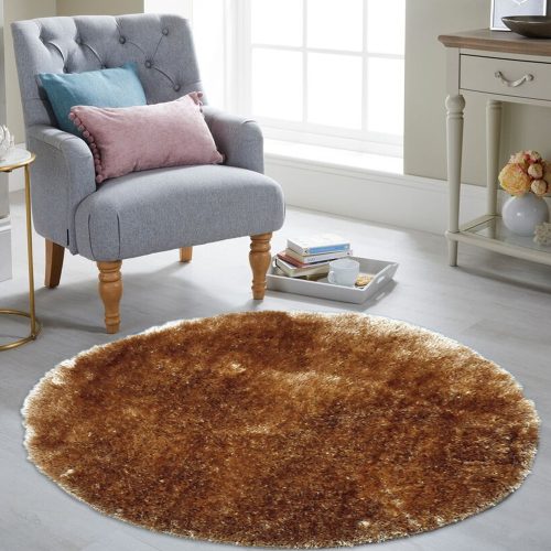 Santa kruhový camel 100cm s gumenou zadnou stranou