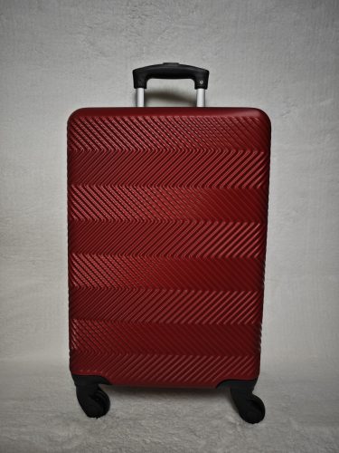 Power stredná veľkosť bordový kufor, 67cmx43cmx25cm škrupinový