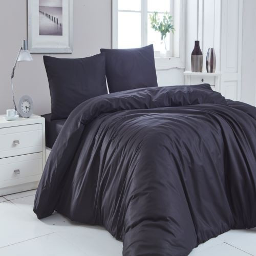Posteľná bielizeň 5-dielna 200x220/2x70x90/2x40x50 renforce Black