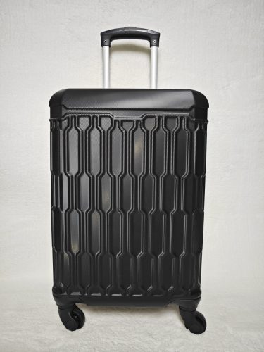 Thunder stredná veľkosť čierny kufor, 66cmx44cmx27cm škrupinový