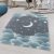OUTLET FUNNY 2101 BLUE 120 x 120 -okrúhly koberec