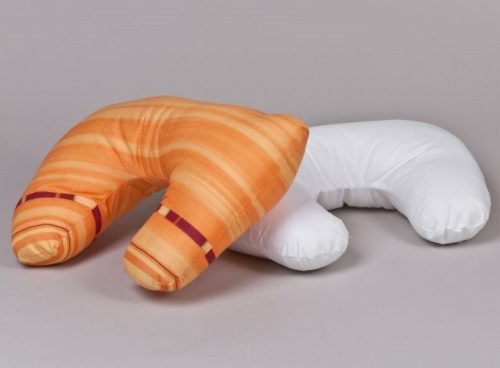 Krčný vankúš 40x25 cm 200 g vzorovaný