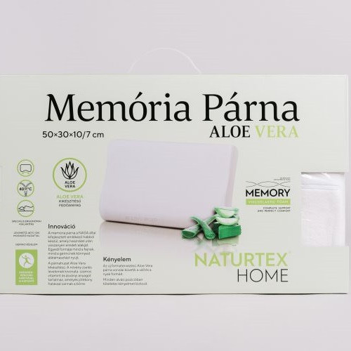 Memory Aloe-Vera Classic vankúš 50x30x10/7 cm