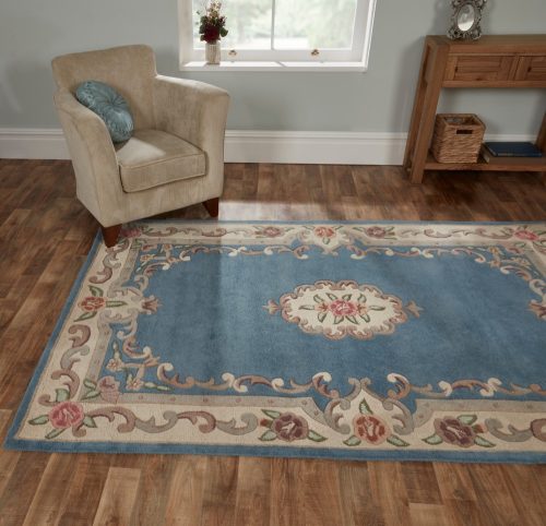FL AUBUSSON Modrý 150X240