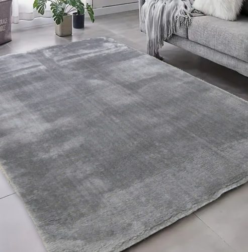 Den Lux D.sivý  Mäkký koberec 66x110cm-s gumenou zadnou stranou