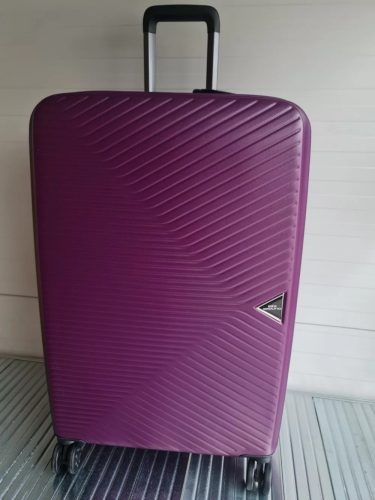 Prism veľký baklažánový kufor, 69cmx49cmx30cm-škrupinový