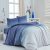 Posteľná bielizeň 5-dielna 200x220/2x70x90/2x40x50 renforce Sky Blue