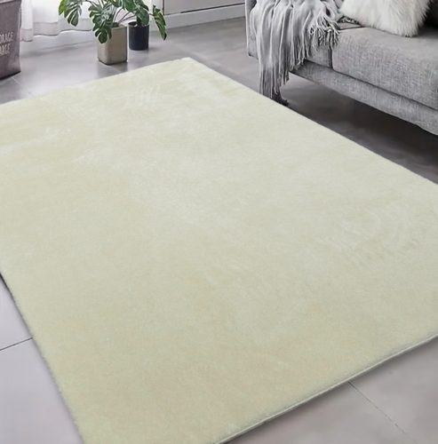 Den Olívia krémový  mäkký Koberec 66x110cm-s gumenou zadnou stranou
