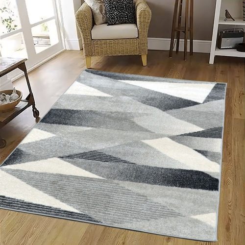 Promo Milano 8081 sivý 60x110cm Moderný koberec