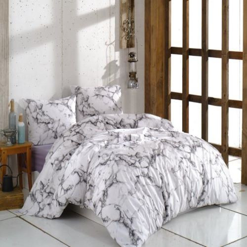 Posteľná bielizeň dvojdielna  140x200/50x70cm renforce Marble 