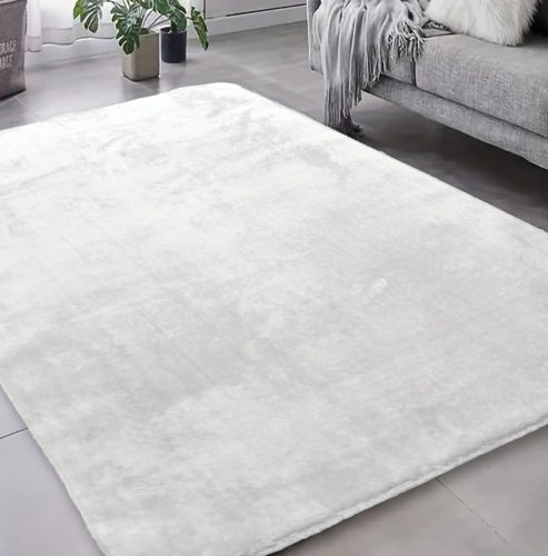Den Lux L.sivý  Mäkký koberec 66x110cm-s gumenou zadnou stranou