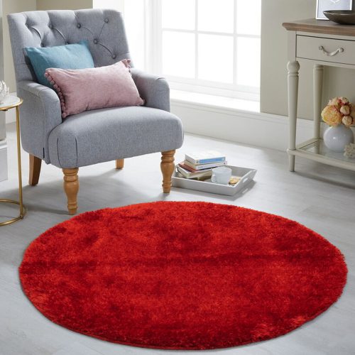 Santa kruhový červený 100cm s gumenou zadnou stranou