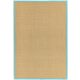ASY Sisal 120x180cm Linen/Aqua