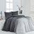 Posteľná bielizeň 5-dielna 200x220/2x70x90/2x40x50 renforce Sky Grey