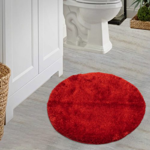Santa kruhový červený 100cm s gumenou zadnou stranou