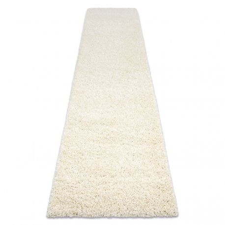 Koberec, Behúň SOFFI shaggy 5cm Krémový -Flamingo 60x250 cm