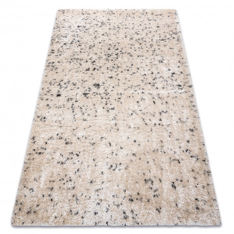 Koberec FLUFFY 2372 shaggy só, bors - Krémový / Antracitový 140x190 cm