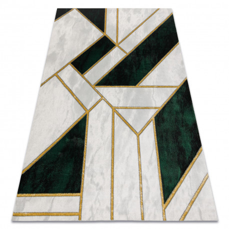 Koberec EMERALD 1015 Elegantný - zelený / zlatý 240x330 cm