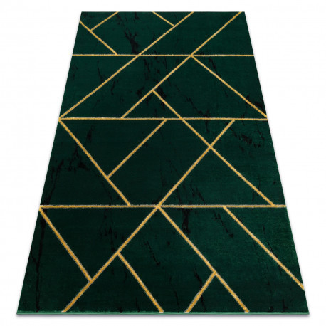 EMERALD koberec 1012 glamour,elegantný, s geometrickými tvarmi, zelený / zlatý 240x330 cm