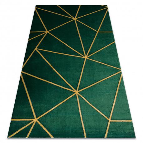 Koberec EMERALD 1013 Elegantný - zelený / zlatý 180x270 cm