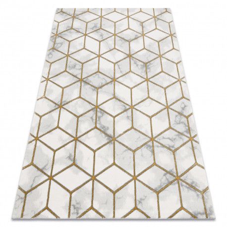 Koberec EMERALD 1014 Elegantný Krémový / zlatý 180x270 cm