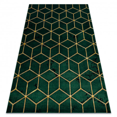 Koberec EMERALD 1014 Elegantný zelený / zlatý 180x270 cm