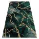 Koberec EMERALD 1018 Elegantný Mramorový zelený / zlatý 180x270 cm