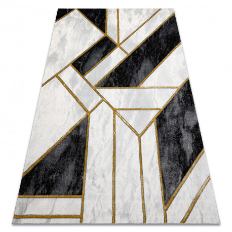 Koberec EMERALD 1015 Elegantný - čierny / zlatý 180x270 cm