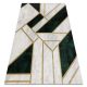 Koberec EMERALD 1015 Elegantný - zelený / zlatý 180x270 cm