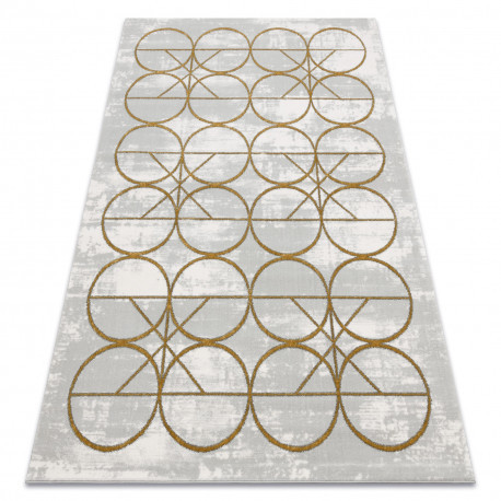 Koberec EMERALD 1010 Elegantný Krémový / zlatý 180x270 cm