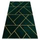 Koberec EMERALD 1012 Elegantný -, Mramorový zelený / zlatý 140x190 cm