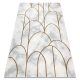 Koberec EMERALD 1016 Elegantný art deco, Mramorový Krémový / zlatý 140x190 cm