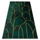 Koberec EMERALD 1016 Elegantný art deco, Mramorový zelený / zlatý 140x190 cm