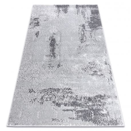 Moderný MEFE koberec 8731 Vintage -  s dvomi dľžkami vlasu, - sivý 140x190 cm