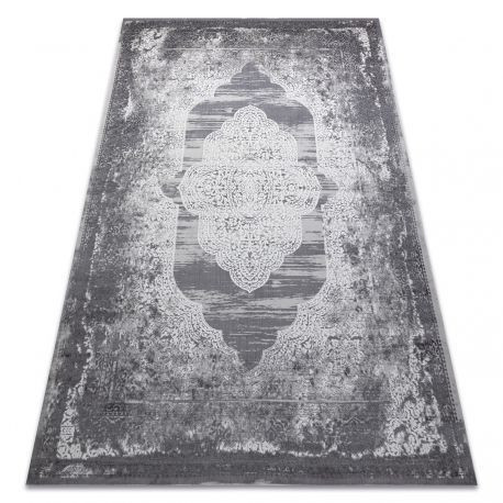 Moderný koberec NOBLE 9479 65 vintage -  s dvomi dľžkami vlasu, - Krémový / sivý 180x270 cm