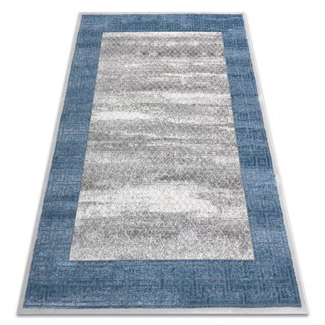 Moderný koberec NOBLE 1512 68  vintage -  s dvomi dľžkami vlasu, - Krémový / modrý 160x220 cm