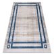 Moderný koberec NOBLE 1539 68  vintage -  s dvomi dľžkami vlasu, - Krémový / modrý 140x190 cm