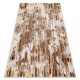 Moderný MEFE koberec B402 Vintage -  s dvomi dľžkami vlasu, - tmavo béžový 160x220 cm