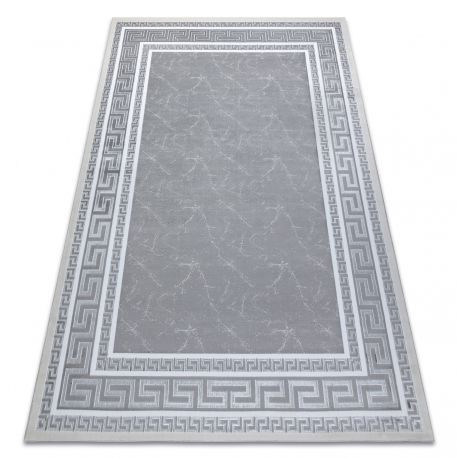Moderný koberec GLOSS 2813 27 elegantný, sivý 70x250 cm