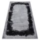Koberec CORE A004 , tieňovaný - , s dvomi dľžkami vlasu, čierny / sivý 180x270 cm