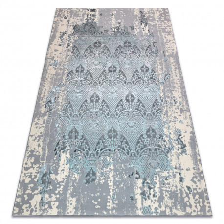 Koberec CORE W3824 Ornament Vintage - , s dvomi dľžkami vlasu, svetlomodrý/ Krémový / sivý 140x190 cm