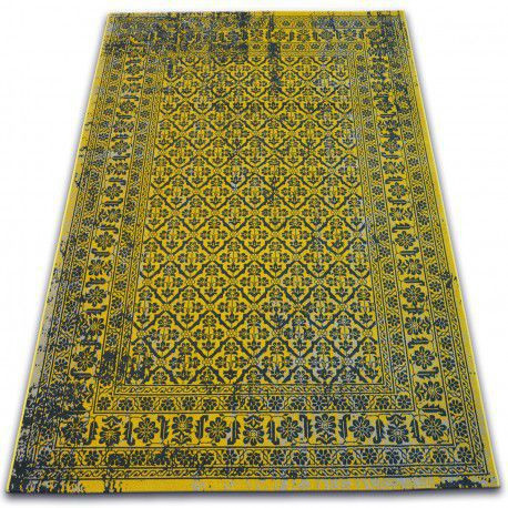 Vintage koberec Kvety 22209/025 žltý 140x200 cm