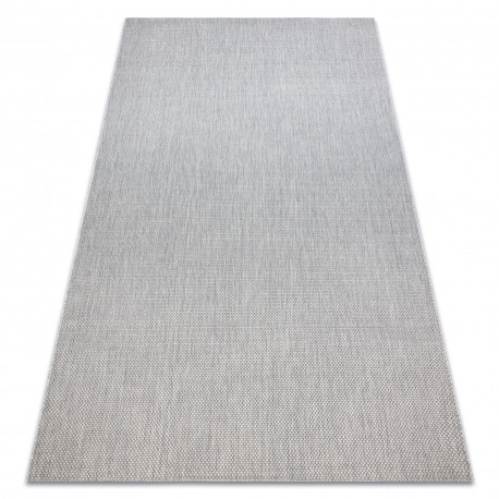 Tkaný sisalový flat koberec 48663/037 strieborný  140x200 cm