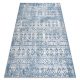 Koberec  SOLE D3732 Aztec Diamant tkaný na plocho modrý / béžový 140x190 cm