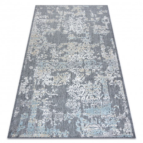 Koberec  SOLE D3812  tkaný na plocho sivý / béžový 180x270 cm